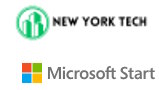 MSN Start and NY Tech logos